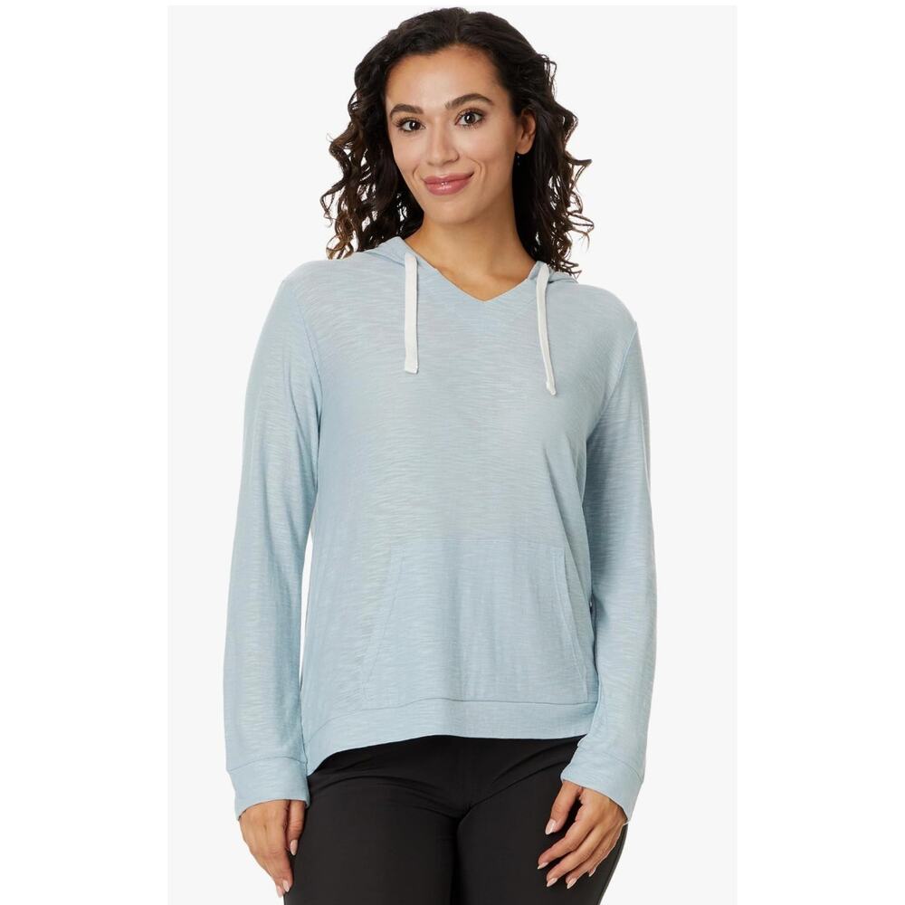 Free Fly Women's Bamboo Slub Hoodie Washington Capitals Blue Small